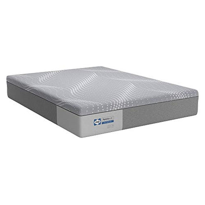 Sealy Posturepedic 12" Spring Tight Top Mattress with Cooling Air Gel Foam, Hybrid Spring Mattress with Targeted Body Support, White, Queen