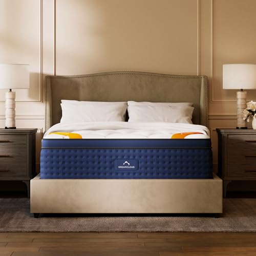 Dream Cloud Premier Rest 14" King Mattress - Luxury Gel Memory Foam - 365 Night Trial - Premium Pressure-Relieving Layers - Forever Warranty - CertiPUR-US® Certified